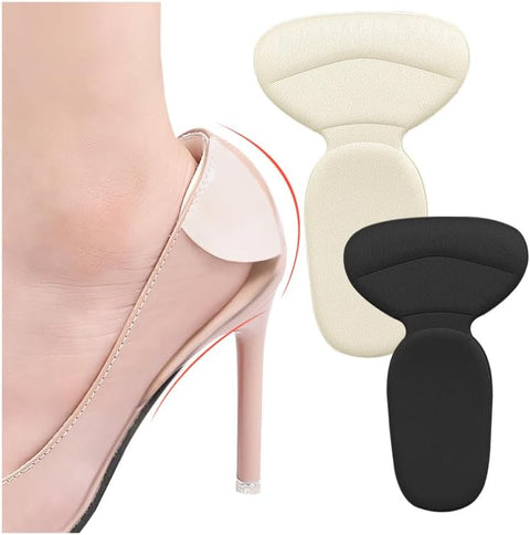 Soft Sponge Heel Protectors – T-Shape Heel Pads (2 Pairs)