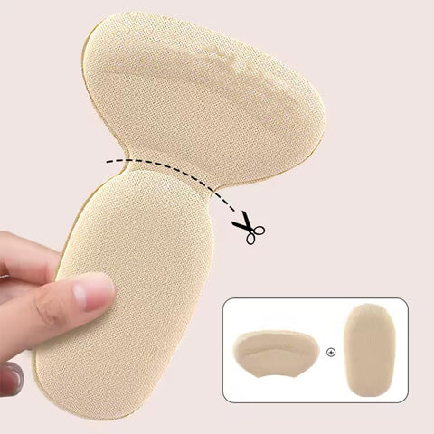 Soft Sponge Heel Protectors – T-Shape Heel Pads (2 Pairs)