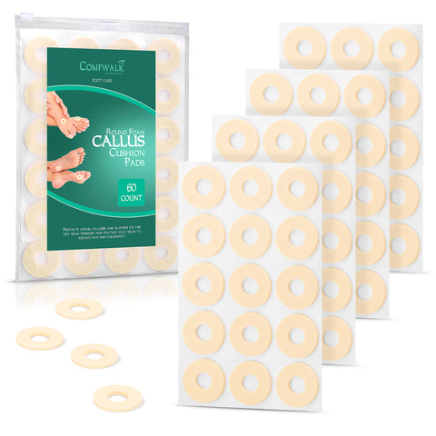 Callus Cushion Pads – 60 Count (Small / Regular)