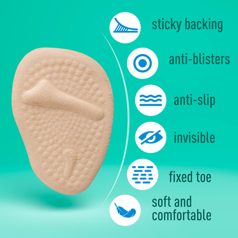 Metatarsal Pads – Ball of Foot Cushions (3 Pairs)