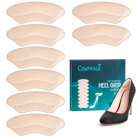 Heel Grip Cushion Pads (4 Pairs)