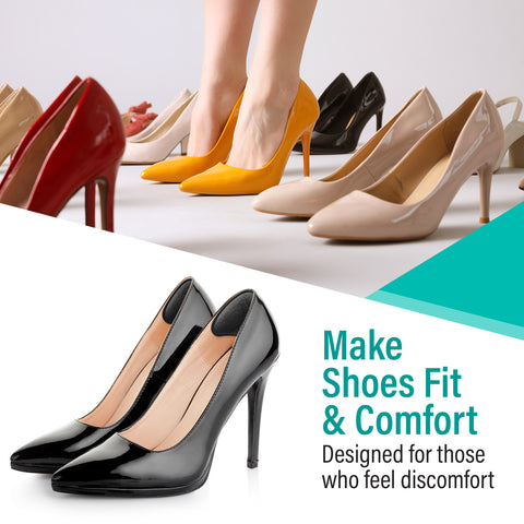 Heel Grip Cushion Pads (4 Pairs)