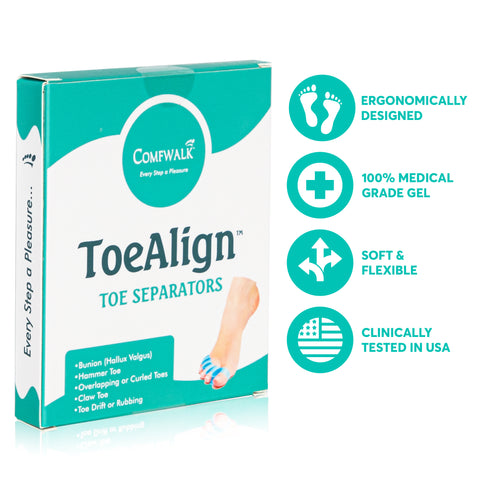 ToeAlign™ – Silicone Toe Separators