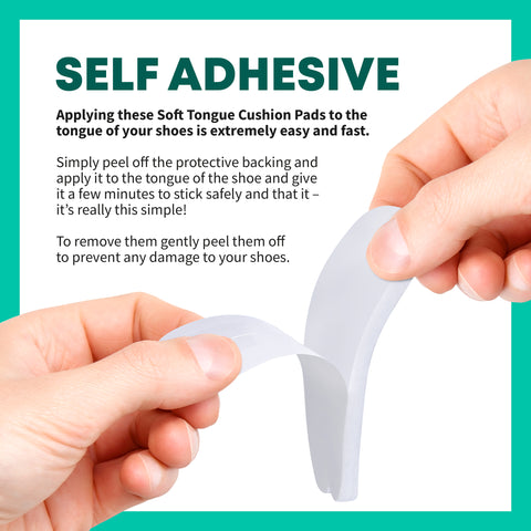 Felt Tongue Pads for Shoes (3 Pairs)